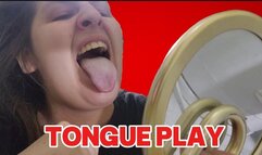 Exploring my tongue in the mirror