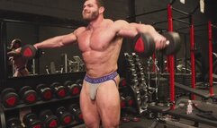 Working out in thongs and jocks