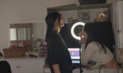 SMOKING LOVE AND HANDY THEY ARE HAVING FUN