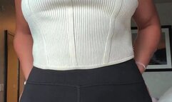 Naughty Librarian Camel Toe Tease