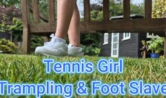 Tennis Girl Tramples and Locker Room Foot Worship