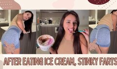 Juicy farts after ice cream