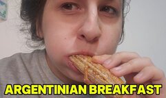 CHEWING VIDEO (ARGENTINIAN BREAKFAST)