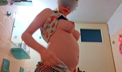 VOMIT emetophilia porn ! girl pukes with her tits out