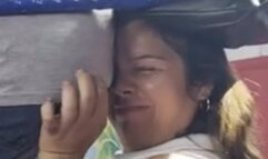 Man rubs his ass in BBWs face