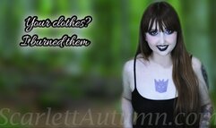 I burned your clothes - MP4 HD 1080p