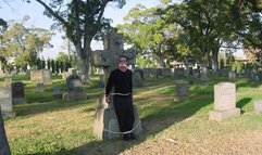 The Ghostly Graveyard Haunts Private Investigators Matt And Fantassia Ferrer With Plenty Of Ropes And Gags!