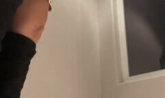 Black Thigh High Boots Pull Down