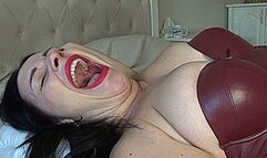 yawn in bed after a party