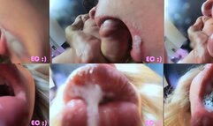 Mouth And Spit Play While Fucked Cum In Mouth