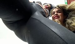 Two Hot Brunettes Farting in Leggings In Your House Part 2 By Scarlet White And Thay Flores Cam By Dani full HD