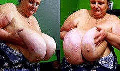 Maja meets Sharon Part 76 - Sharon tries on a 44O Cup Bra - Alternate Version (Clip No 2721 - wmv version)