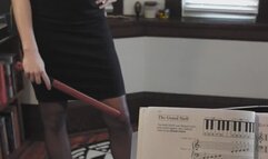 Spanked by piano teacher for not practicing