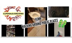 Asmr - Walking Outdoors to Inside Stores and Go