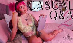 Casual Q&A with Mistress Arelia 2