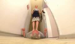 Danielle's Barefoot & Heels Trampling FLOOR CAM (4K)