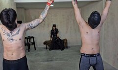 Unmerciless Threesome by Goddess Joanna, Ama K & Karina Blody