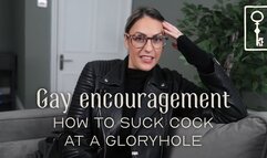 How to Suck Cock at a Gloryhole - Gay Encouragement