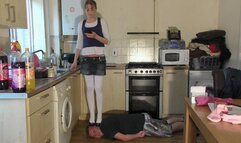 White Wool Tights & High Heels (4K)