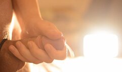 Slow & Passionate Stroking Leads To an Aggresive Squeezing Cumshot