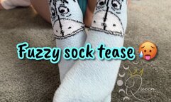 Cozy ASMR Feet Tease: Fuzzy Eeyore Socks & Sensual Solitude
