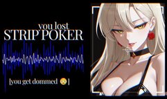 [Erotic Audio] You Lost Strip Poker