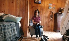 sexy milf in jeans and belt joi with dirty talk