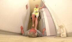 Danielle's Barefoot & Heels Trampling 2 FLOOR CAM