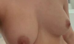 horny,masturbate,play,boobs,wife