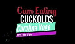 Carolina Vogue's Cuckold Gets to Clean up Three Loads of Cum