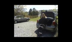iPhone Format 20 year old community college student tied up and gagged outdoors and hogtied in the car trunk iPhone Format