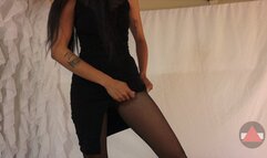 Torn to Pieces: Viva Athena's Ripped Pantyhose Doggystyle Creampie