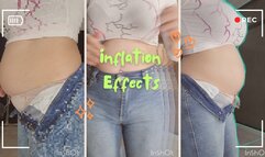 belly bloat with effects