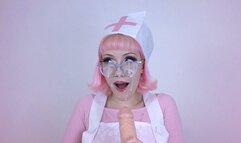 Nurse drains your cock 3 times Evie Rees