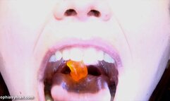 Swallowing Gummi Bears Whole Down My Big Throat 1080p mp4