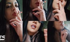 Outdoor early morning ciggie, Marlboro gold