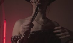 Sensual striptease from goddess