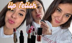 lip fetish (trying different lipsticks)
