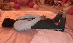 Logan Bondage Hogtie and Untying Himself Part19 Video1 - MP4