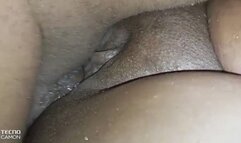 Ebony BBW moans to black dick