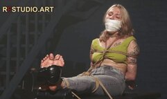 Bramble - Foot Tickling in Tight Bondage with a Total Mouth Gag (FULL HD MP4)