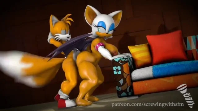 Rouge & Tails Fucking Hard And Horny Porn Video