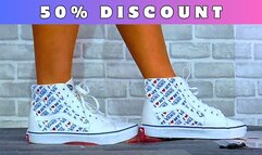 Shredding His Cock & Balls Under My Vans Hi Tops - Ultimate Bundle - 50% DISCOUNT - A145ULT