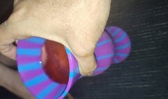 Flexing calves while says Happy Mardi Gras