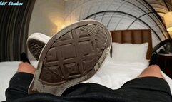 18 yo LONG TOED Latina TOEJOB MAGIC! Footjob milking fun! - MP4