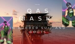 handjobs and bootjob full rubber and gas mask