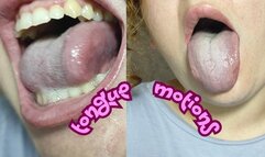 Molly moving her tongue