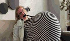 When Alex Inflated Her Belly SD