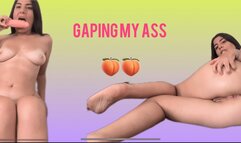 Gaping my ass