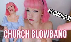 Church Blowbang Evie Rees